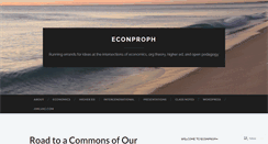 Desktop Screenshot of econproph.com